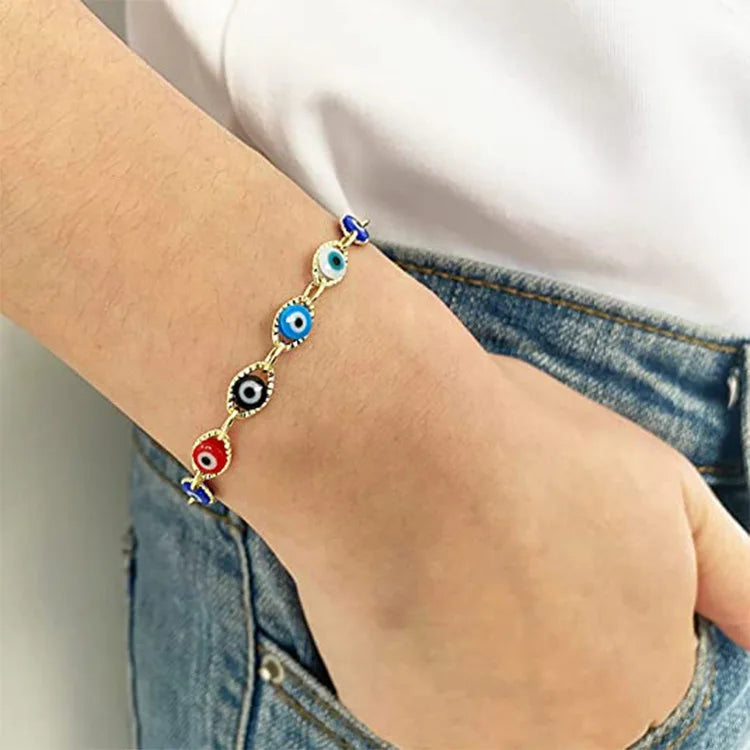 Blue Evil Eye Bracelet