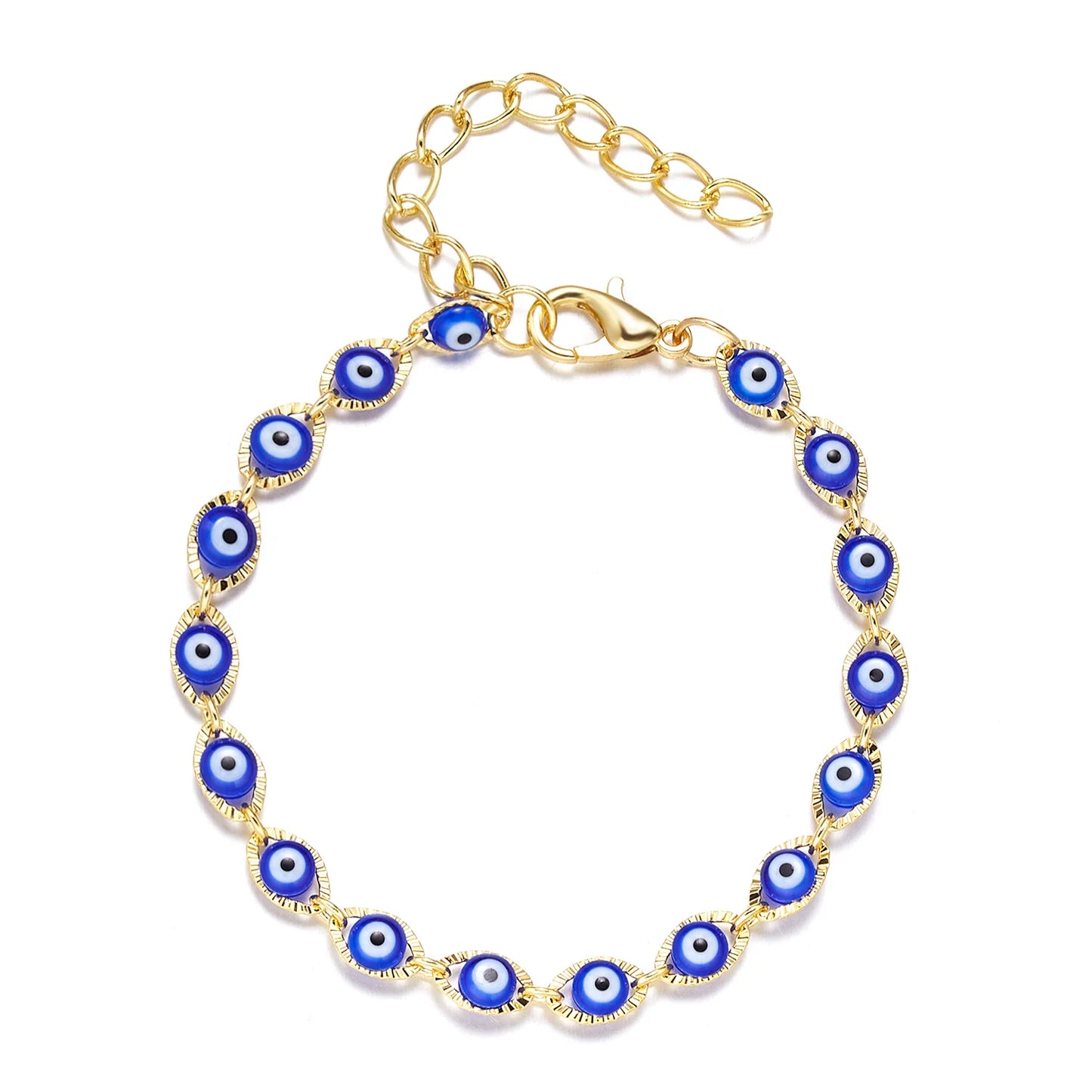 Blue Evil Eye Bracelet