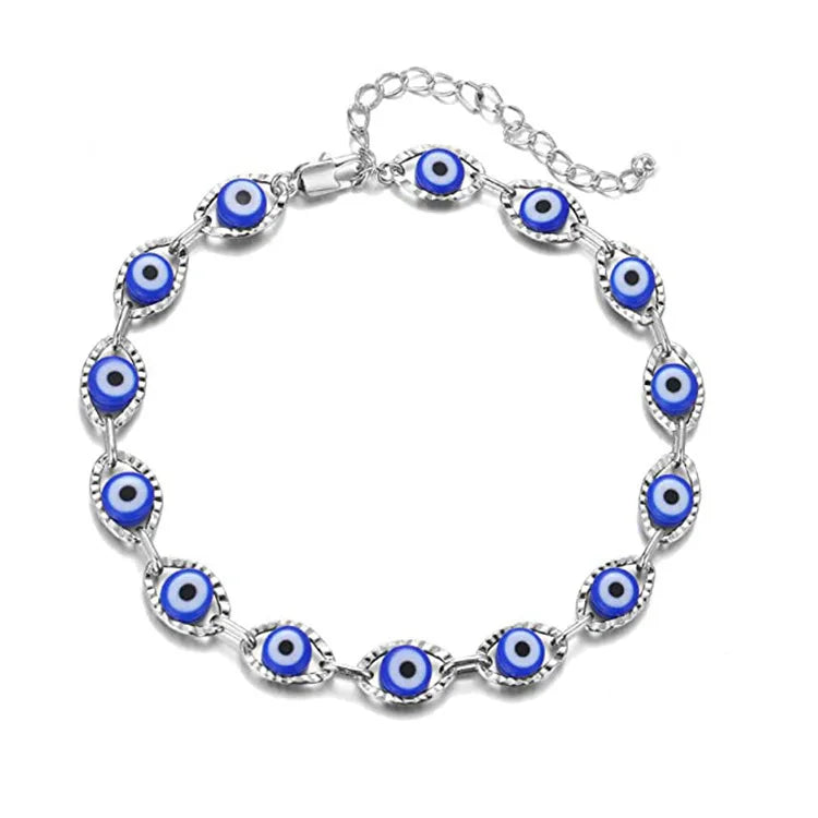 Blue Evil Eye Bracelet